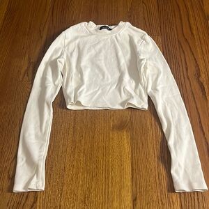Trendy Queen Woman’s White Long Sleeve Size S